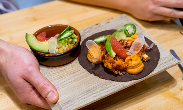 Glem kjøttdeigen, Norges beste taco har sjøkreps, chorizokrem og ananassalsa